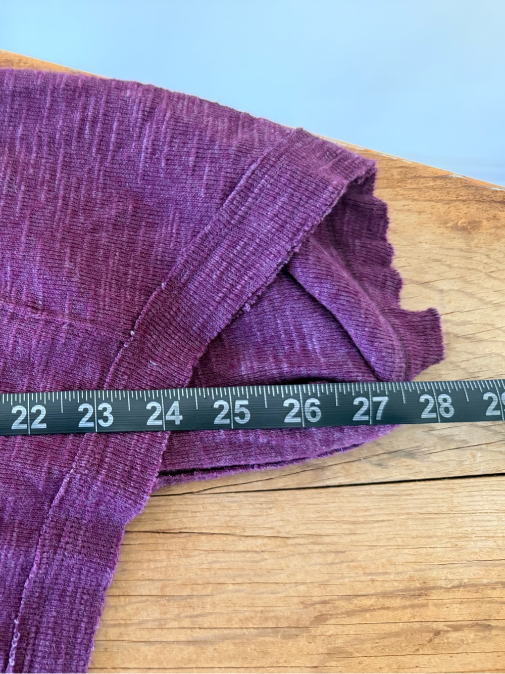 We the Free People Split Back Turtleneck Longline Top High Purple Short Womens S - Picture 10 of 10